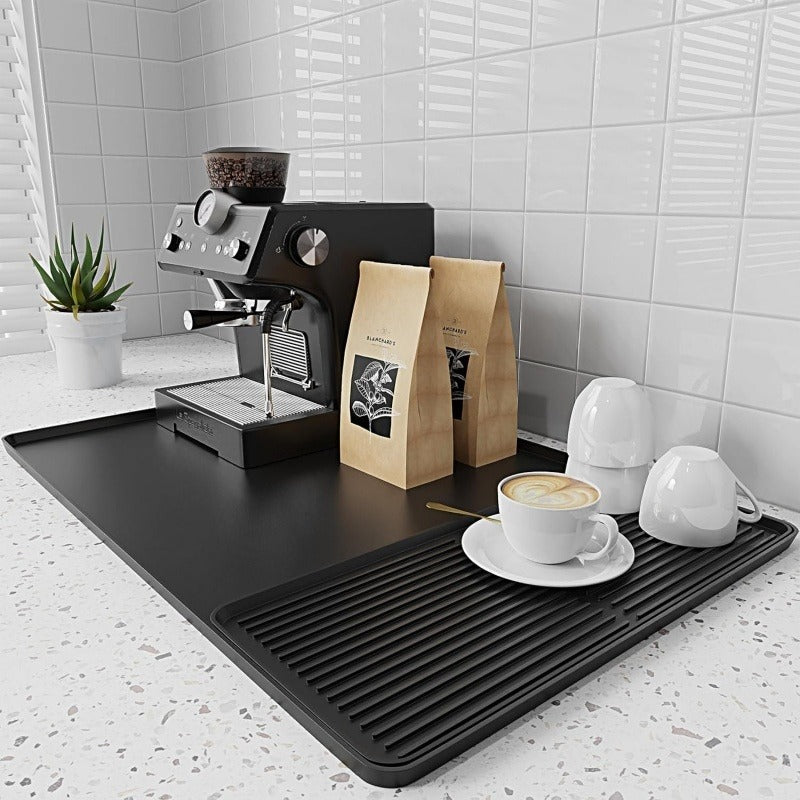 Silicone Coffee Mat — Non-Slip Espresso Bar Mat
